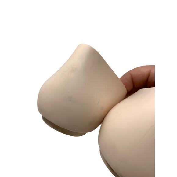 Melissa Space Love III Flats Womens Size 9 Chalk Pink Matte Gold Tone Bow - Picture 5 of 7